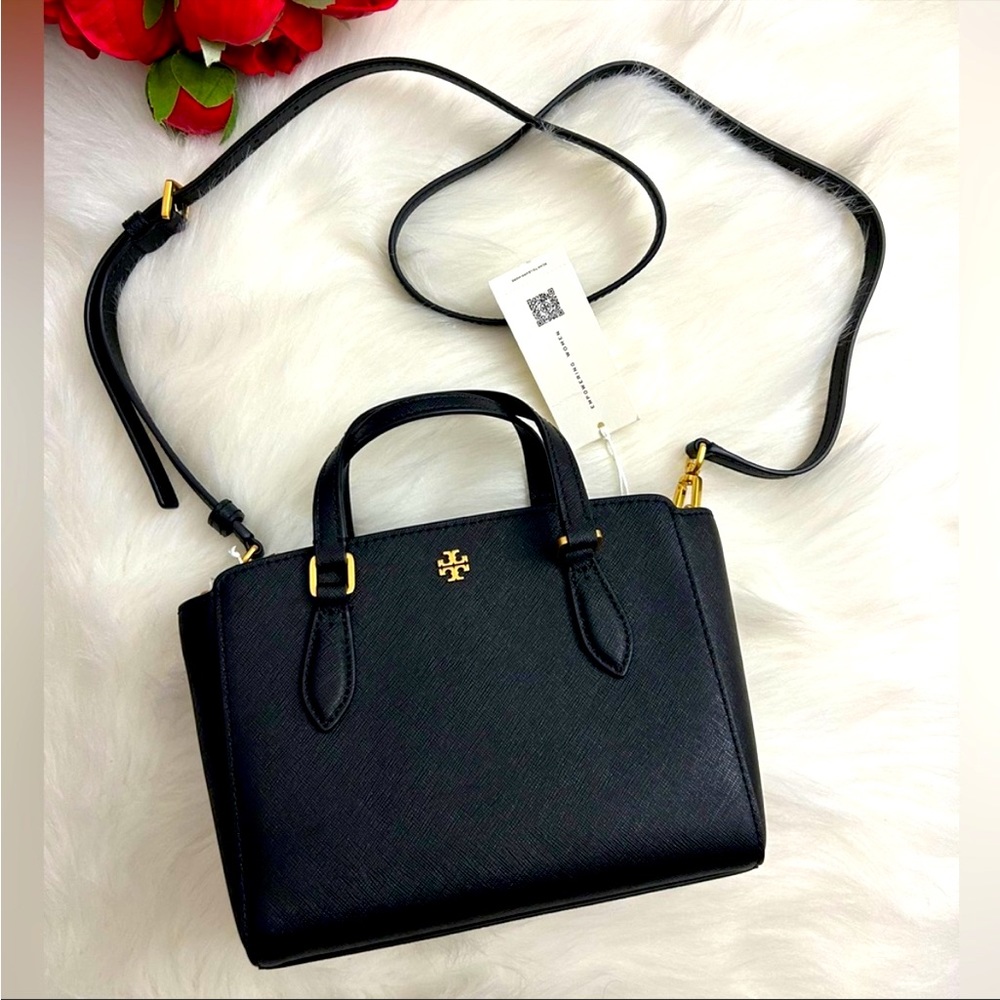 Tory Burch Emerson mini top zip tote / crossbody bag